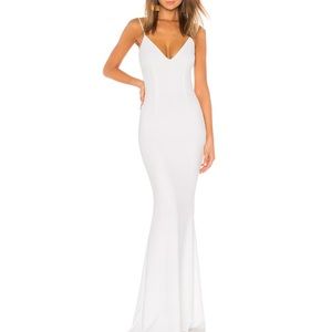 White high quality gown